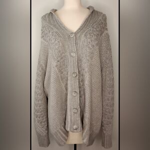 Aran Crafts Merino Wool cardigan